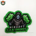 custom colorful dinosaur cloth badge embroidery patches